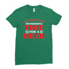 it's the most wonderful time for a beer Ladies Fitted T-Shirt