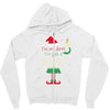 i'm not short i'm just a tall elf Zipper Hoodie