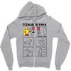 ikea hero type s Zipper Hoodie