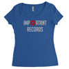 important records Women's Triblend Scoop T-shirt