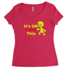 it's ok i got this Women's Triblend Scoop T-shirt