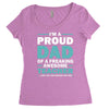 i'm a proud dad of a freaking awesome teacher. (yes she bought me this Women's Triblend Scoop T-shirt