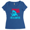 im a lawyer Women's Triblend Scoop T-shirt