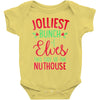jolliest bunch of elves this side of the nuthouse Baby Bodysuit