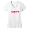 i'm a nanny what's your superpower Women's V-Neck T-Shirt