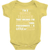i'm a dance teacher, that means i'm creative cool passionate &amp; a littl Baby Bodysuit