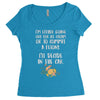 ice cream or a felony Women's Triblend Scoop T-shirt