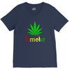 is smoke V-Neck Tee