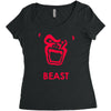 instinct attention gorilla beast Women's Triblend Scoop T-shirt