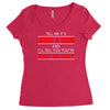 its not just a dog youre just an idiot Women's Triblend Scoop T-shirt