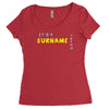 it's a surname thing Women's Triblend Scoop T-shirt