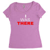 i was there Women's Triblend Scoop T-shirt