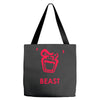 instinct attention gorilla beast Tote Bags