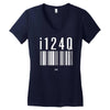 i124q Women's V-Neck T-Shirt