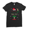 i'm not short i'm just a tall elf Ladies Fitted T-Shirt