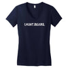 i.hunt.bears Women's V-Neck T-Shirt