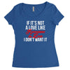 if it's not a love like roseanne &amp; dan i don't want it Women's Triblend Scoop T-shirt