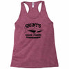 jaws cool shark Racerback Tank