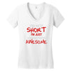 i'm not short awesome Women's V-Neck T-Shirt