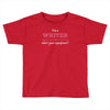 i'm a writer what's your superpower Toddler T-shirt