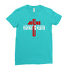 jesus highway to heaven Ladies Fitted T-Shirt
