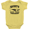 jaws cool shark Baby Bodysuit