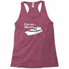 i'm on a boat Racerback Tank