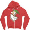 invader link Zipper Hoodie