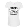 jaws cool shark Maternity Scoop Neck T-shirt