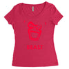 instinct attention gorilla beast Women's Triblend Scoop T-shirt