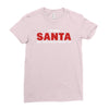 i'm not santa but you can sit on my lap Ladies Fitted T-Shirt