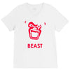 instinct attention gorilla beast V-Neck Tee