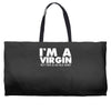 i'm a virgin but this is an old shirt Weekender Totes