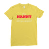 i'm a nanny what's your superpower Ladies Fitted T-Shirt