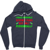 imake horrible since puns but only periodicaly Zipper Hoodie