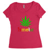is smoke Women's Triblend Scoop T-shirt