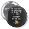 ice cream or a felony Pin-back button