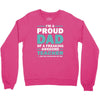 i'm a proud dad of a freaking awesome teacher. (yes she bought me this Crewneck Sweatshirt