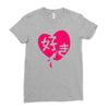 kawaii suki cute heart tee japanese kanji Ladies Fitted T-Shirt