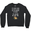 ice cream or a felony Crewneck Sweatshirt