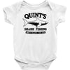 jaws cool shark Baby Bodysuit