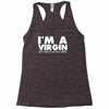 i'm a virgin but this is an old shirt Racerback Tank