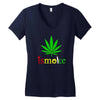 is smoke Women's V-Neck T-Shirt