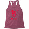instinct attention gorilla beast Racerback Tank
