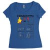 ikea hero type s Women's Triblend Scoop T-shirt
