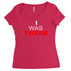 i was there Women's Triblend Scoop T-shirt