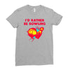 id rather be bowling Ladies Fitted T-Shirt