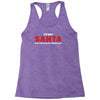 i'm not santa but you can sit on my lap Racerback Tank