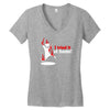 i tried it at home Women's V-Neck T-Shirt