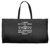i went outside once Weekender Totes